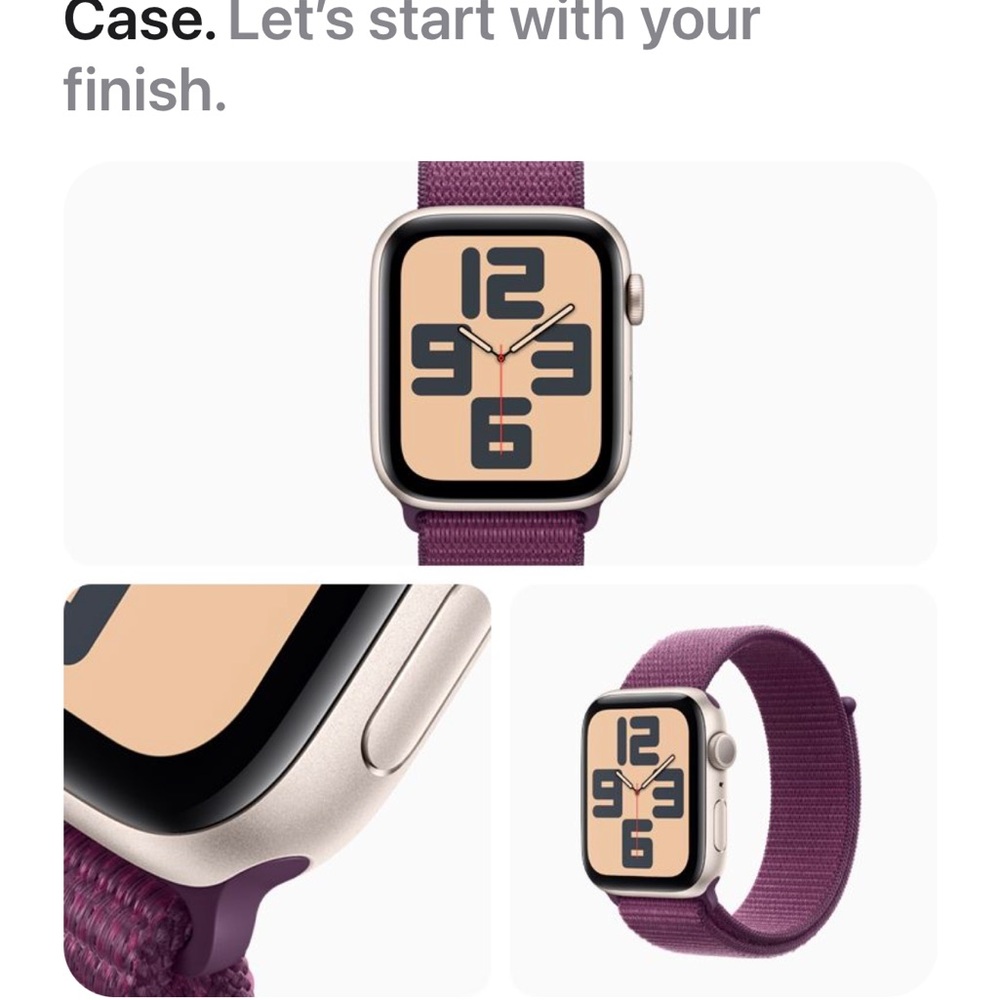 Apple Watch SE

Color-Starlight